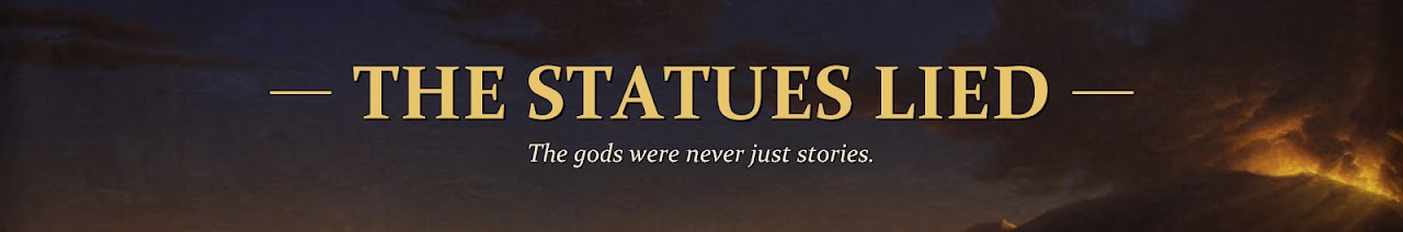 The Statues Lied — YouTube channel banner